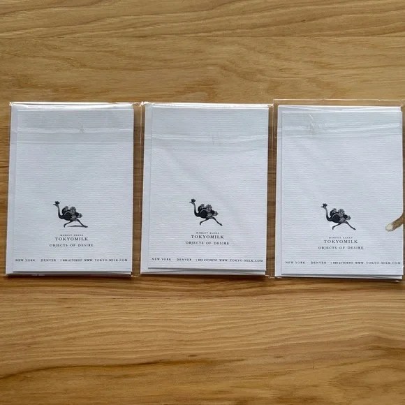 Margot Elena - Tokyo Milk - Charming Themed Greeting Card Set x 3 - Picture 5 of 6